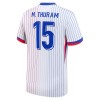 Maillot de Supporter France M. Thuram 15 Extérieur Euro 2024 Pour Homme